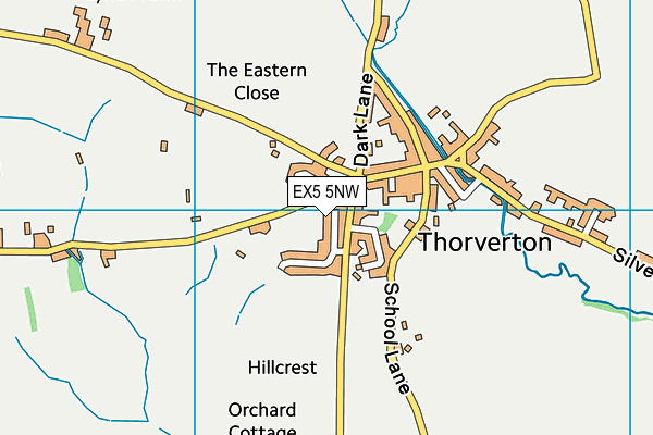 EX5 5NW map - OS VectorMap District (Ordnance Survey)