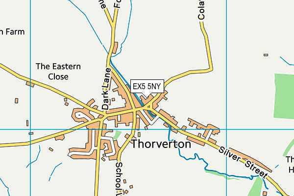 EX5 5NY map - OS VectorMap District (Ordnance Survey)