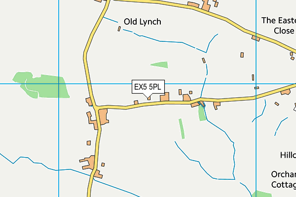 EX5 5PL map - OS VectorMap District (Ordnance Survey)