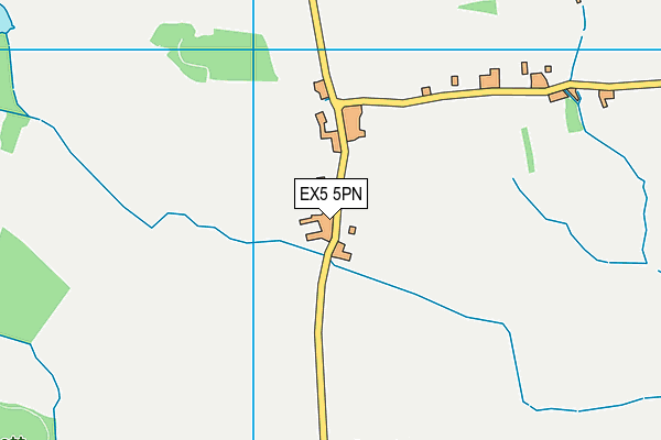 EX5 5PN map - OS VectorMap District (Ordnance Survey)