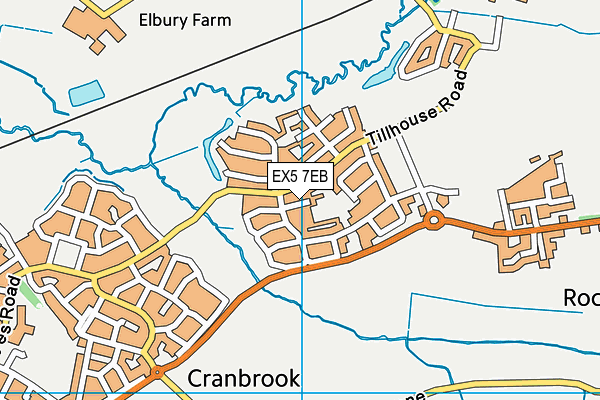 EX5 7EB map - OS VectorMap District (Ordnance Survey)