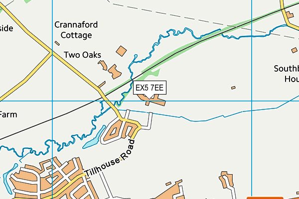 EX5 7EE map - OS VectorMap District (Ordnance Survey)