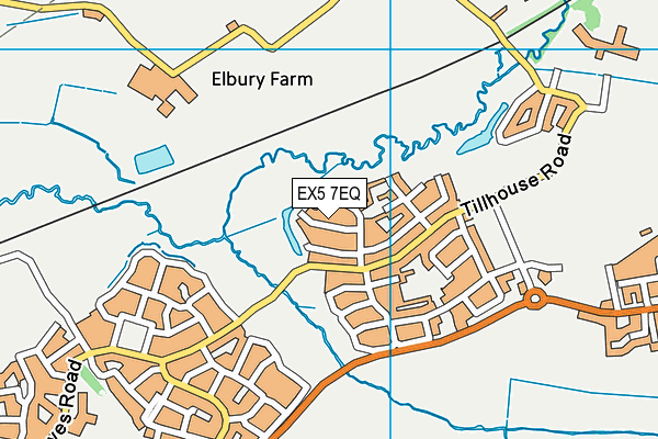 EX5 7EQ map - OS VectorMap District (Ordnance Survey)