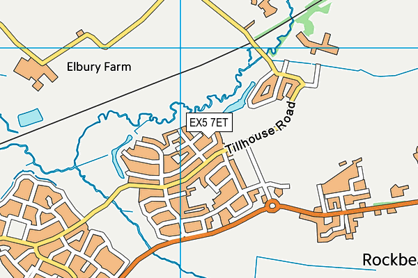 EX5 7ET map - OS VectorMap District (Ordnance Survey)