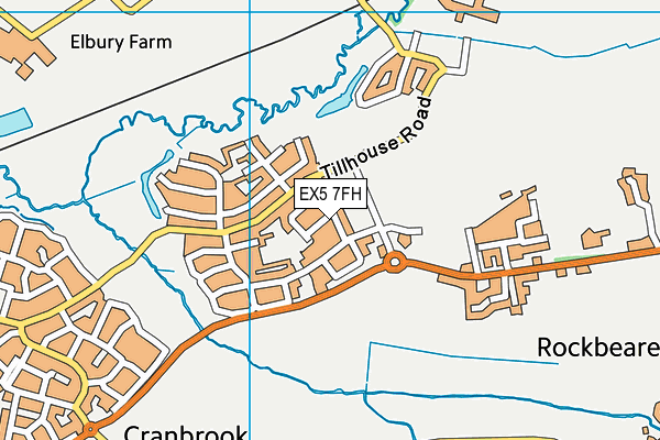 EX5 7FH map - OS VectorMap District (Ordnance Survey)