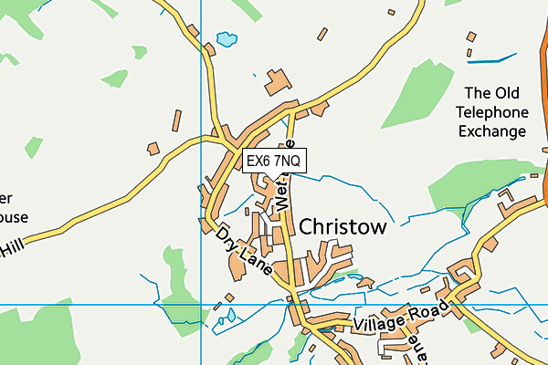 EX6 7NQ map - OS VectorMap District (Ordnance Survey)