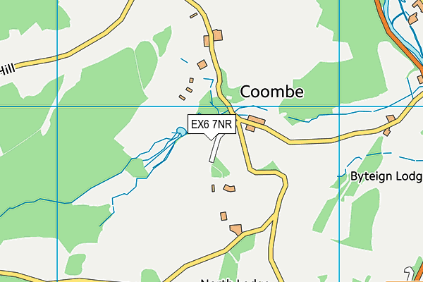 EX6 7NR map - OS VectorMap District (Ordnance Survey)