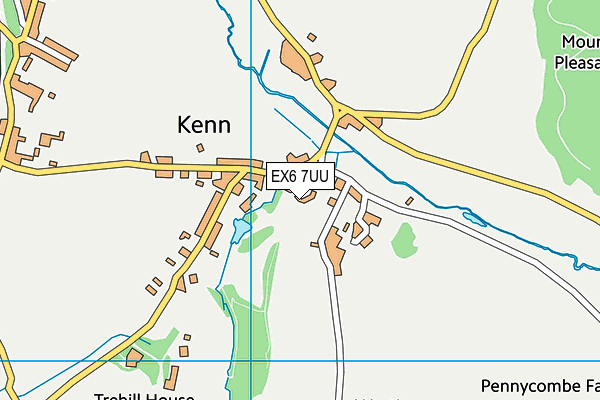 EX6 7UU map - OS VectorMap District (Ordnance Survey)