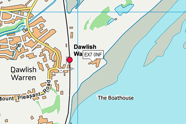 Warren Golf Club (Dawlish) map (EX7 0NF) - OS VectorMap District (Ordnance Survey)