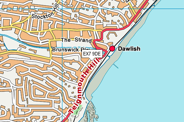 Map of CLIFF COURT (DAWLISH) MANAGEMENT COMPANY LIMITED at district scale