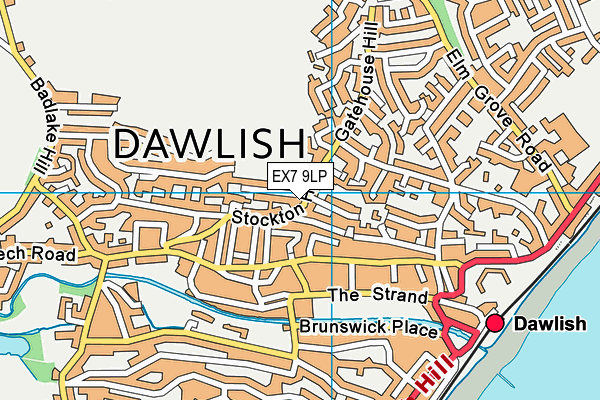 Map of DAWLISH AIRSHOW LTD at district scale