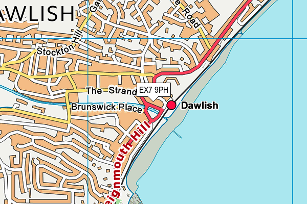 Map of BAILEYS (DAWLISH) LTD at district scale