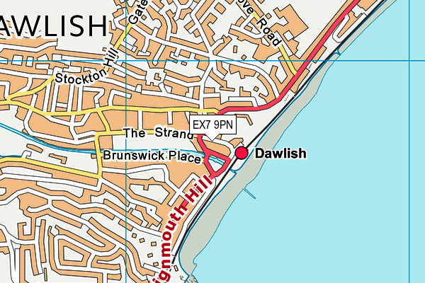 Map of MARINERS COURT (DAWLISH) MANAGEMENT LIMITED at district scale