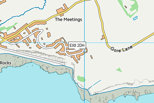 EX8 2DH map - OS VectorMap District (Ordnance Survey)