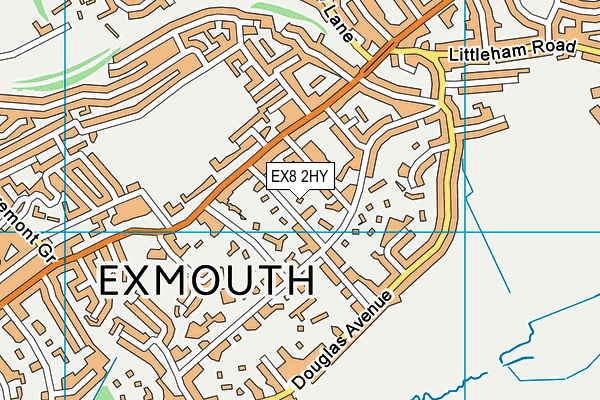 Map of FUSION (EXMOUTH) LIMITED at district scale