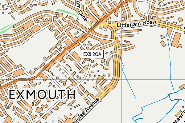 Map of EXMOUTH GIN LTD at district scale