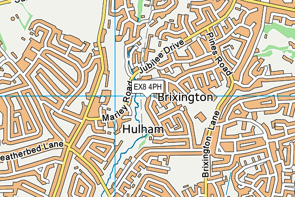 EX8 4PH map - OS VectorMap District (Ordnance Survey)