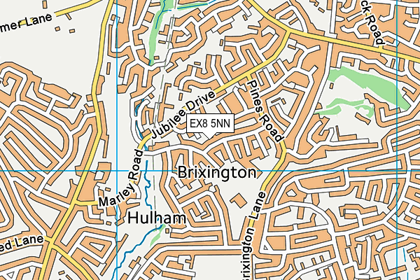 EX8 5NN map - OS VectorMap District (Ordnance Survey)