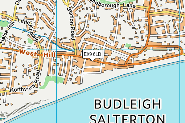 Map of BUDLEIGH SALTERTON CURRY LIMITED at district scale