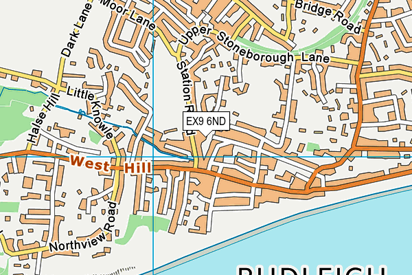 EX9 6ND map - OS VectorMap District (Ordnance Survey)