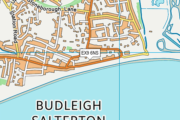 Map of BUDLEIGH SALTERTON FISHING LIMITED at district scale
