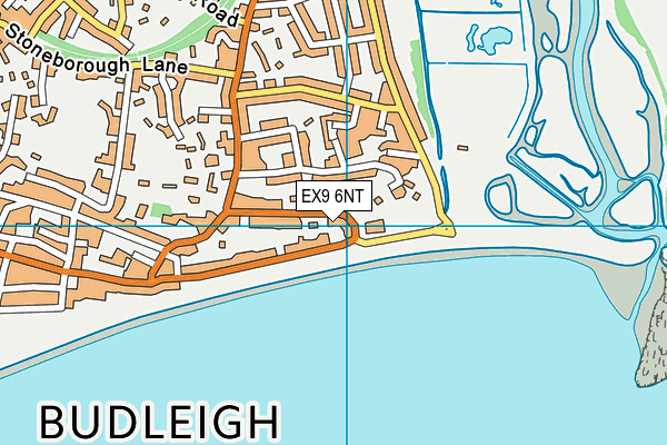 EX9 6NT map - OS VectorMap District (Ordnance Survey)