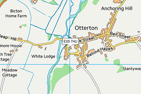 Otterton Church of England Primary School map (EX9 7HU) - OS VectorMap District (Ordnance Survey)