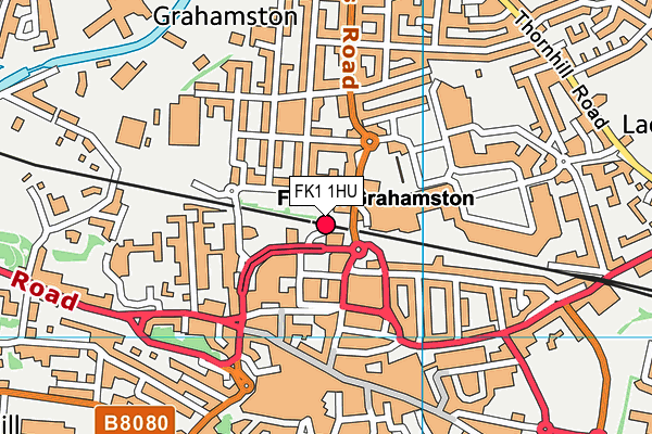 FK1 1HU map - OS VectorMap District (Ordnance Survey)