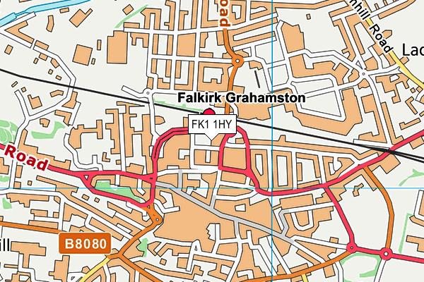 FK1 1HY map - OS VectorMap District (Ordnance Survey)