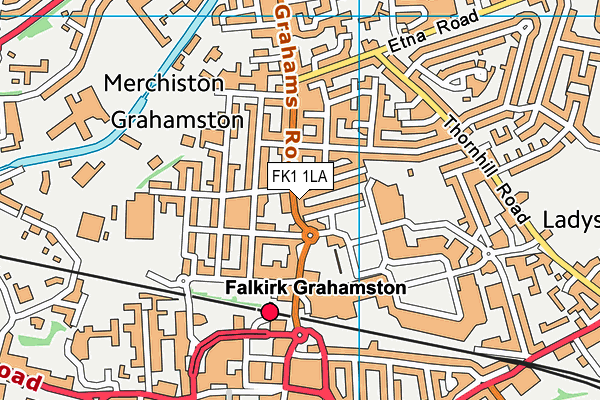 FK1 1LA map - OS VectorMap District (Ordnance Survey)
