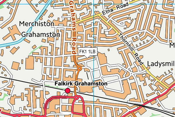 FK1 1LB map - OS VectorMap District (Ordnance Survey)