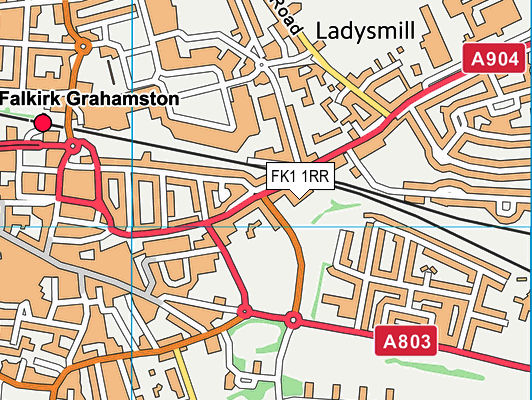 FK1 1RR map - OS VectorMap District (Ordnance Survey)