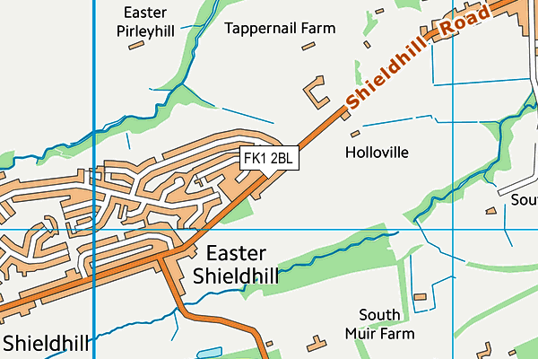 FK1 2BL map - OS VectorMap District (Ordnance Survey)