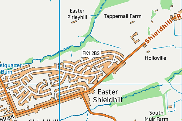 Map of BRAES DRIVING SCHOOL LTD at district scale