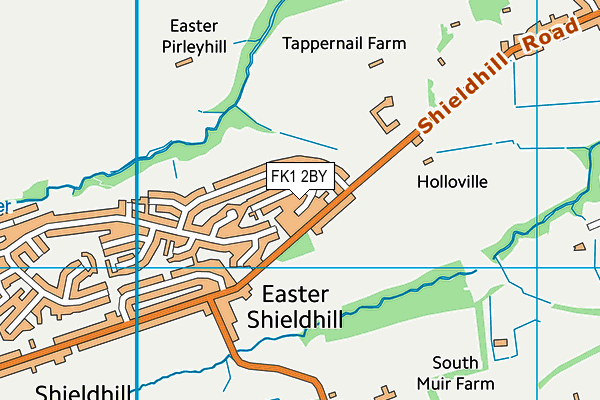 FK1 2BY map - OS VectorMap District (Ordnance Survey)