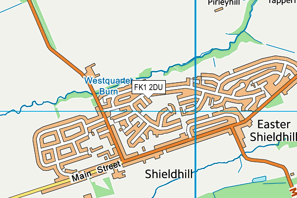 FK1 2DU map - OS VectorMap District (Ordnance Survey)