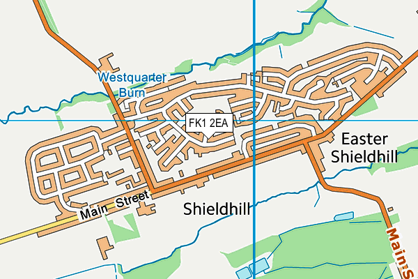 FK1 2EA map - OS VectorMap District (Ordnance Survey)