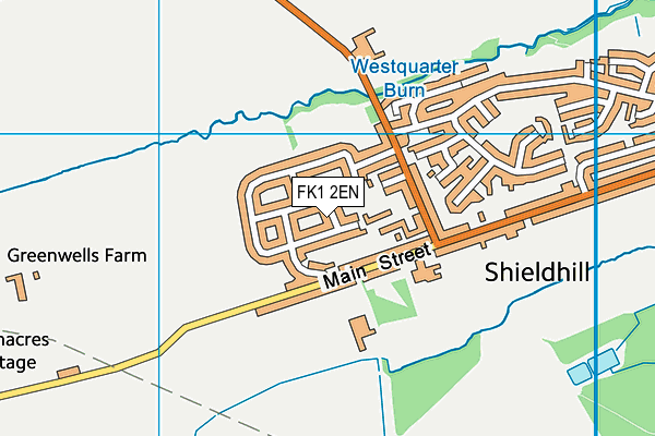 FK1 2EN map - OS VectorMap District (Ordnance Survey)