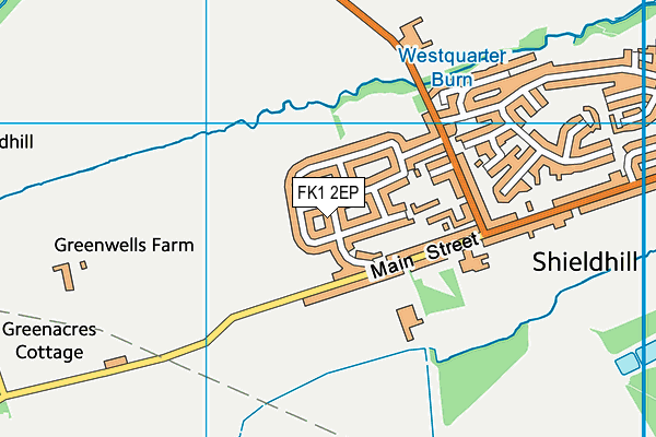 FK1 2EP map - OS VectorMap District (Ordnance Survey)