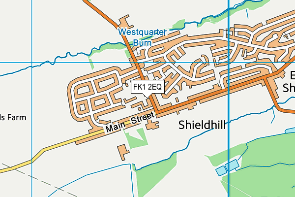 FK1 2EQ map - OS VectorMap District (Ordnance Survey)