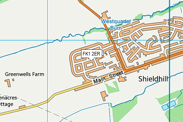 FK1 2ER map - OS VectorMap District (Ordnance Survey)