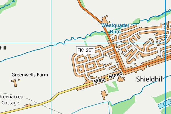 FK1 2ET map - OS VectorMap District (Ordnance Survey)