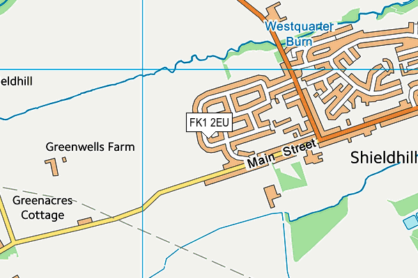 FK1 2EU map - OS VectorMap District (Ordnance Survey)