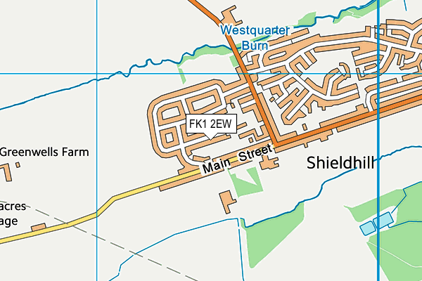 FK1 2EW map - OS VectorMap District (Ordnance Survey)