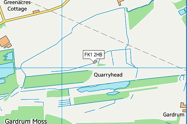 FK1 2HB map - OS VectorMap District (Ordnance Survey)