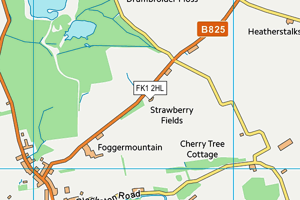 FK1 2HL map - OS VectorMap District (Ordnance Survey)