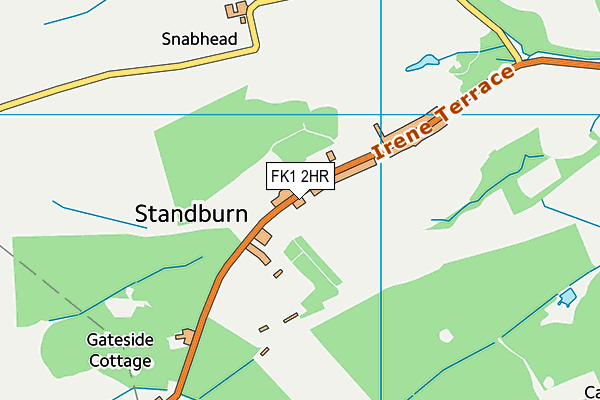 FK1 2HR map - OS VectorMap District (Ordnance Survey)