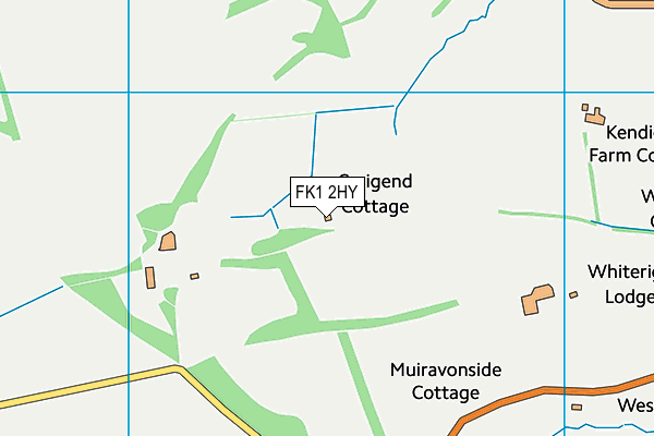 FK1 2HY map - OS VectorMap District (Ordnance Survey)