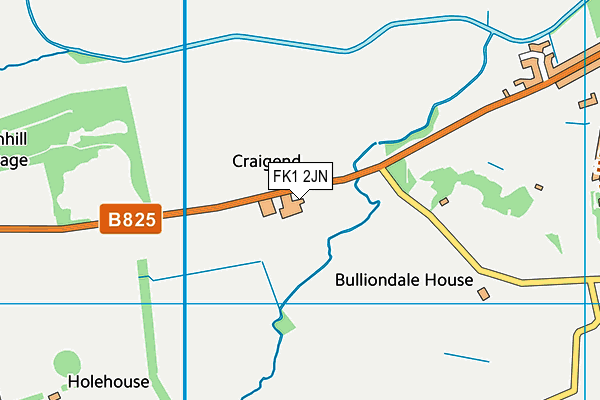 FK1 2JN map - OS VectorMap District (Ordnance Survey)