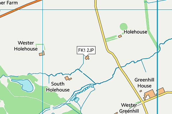 FK1 2JP map - OS VectorMap District (Ordnance Survey)